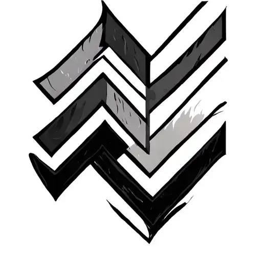 Chevron tattoo design idea