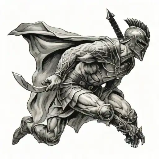 Man In The Arena tattoo design idea