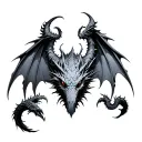 bahamut tattoo design idea