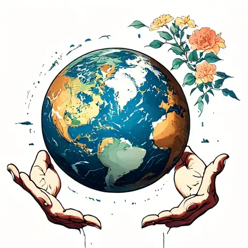 atlas holding the world tattoo design idea