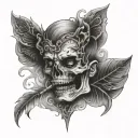 keep quiet tattoo design idea