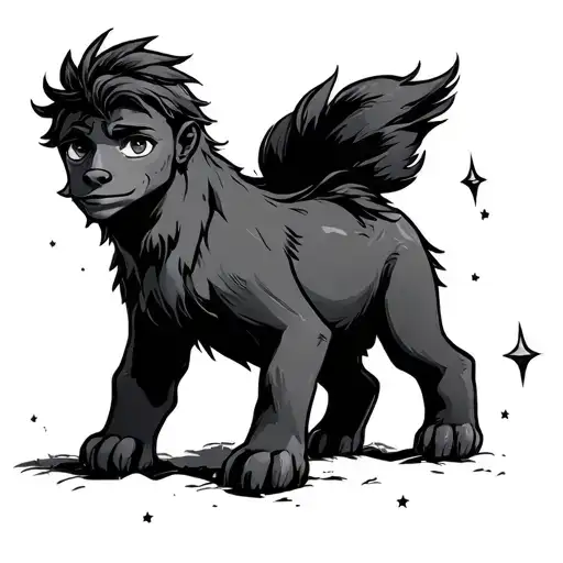 Little Dipper Big Dipper tattoo design idea