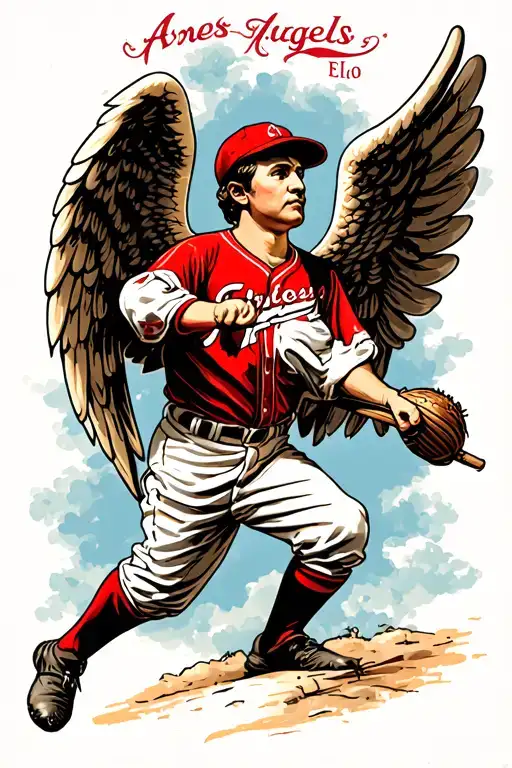 Angels baseball, Beatles, ELO, Catholic tattoo design idea