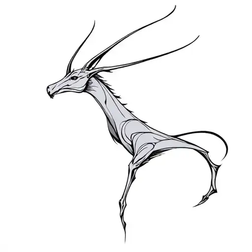 Thestral tattoo design idea
