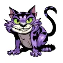 see no evil , hear no evil, speak no  evil three cheshire cat tattoo design idea