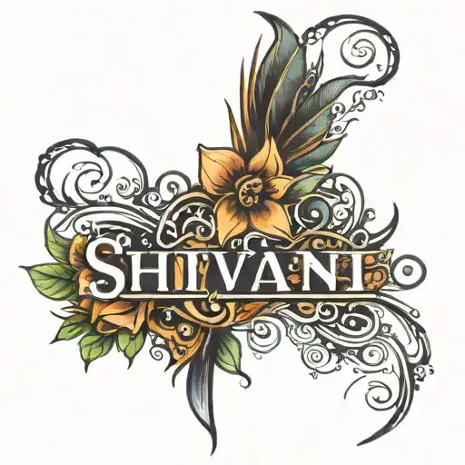 shivani name tattoo tattoo design idea