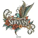 shivani name tattoo tattoo design idea