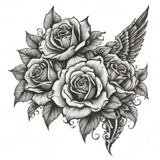 in loving memory of  tattoo design idea