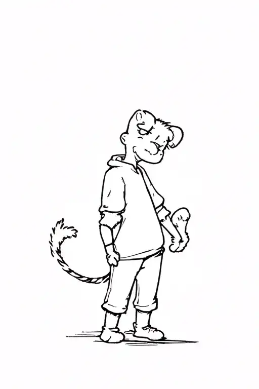 calvin and hobbes tattoo design idea