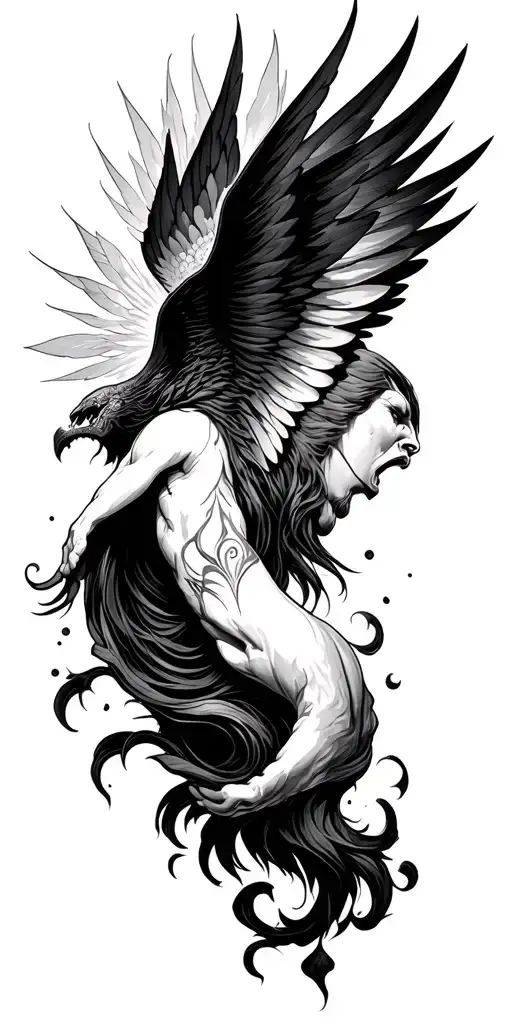 heavenly homage tattoo design idea