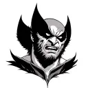 wolverine tramp stamp tattoo design idea