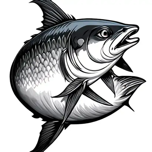 tuna, raritan bay, family tree tattoo design idea