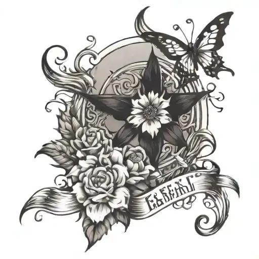 Isaiah 6:8 incorporating relevant imagery tattoo design idea