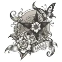 Isaiah 6:8 incorporating relevant imagery tattoo design idea