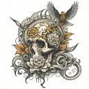 Isaiah 6:8 incorporating relevant imagery tattoo design idea