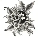 Isaiah 6:8 incorporating relevant imagery tattoo design idea