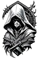 assasins creed logo tattoo design idea