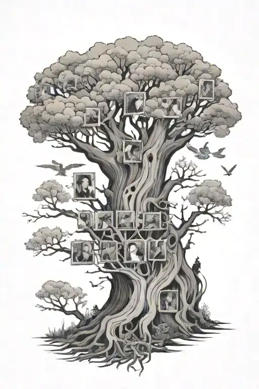 Avicii and family tree with each tattoo design idea