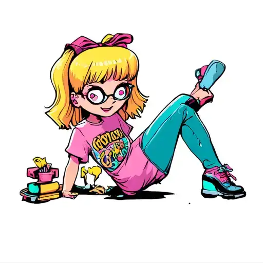 Angelica pickles tattoo design idea
