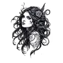 Lilith tattoo design idea