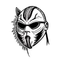 Hotline Miami, Jacket´s Mask tattoo design idea