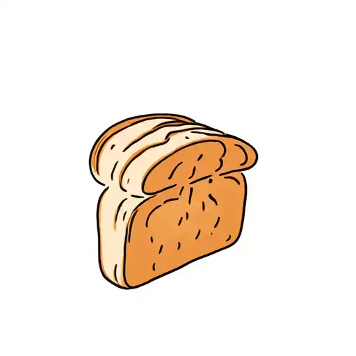 loaf of bread tattoo design idea