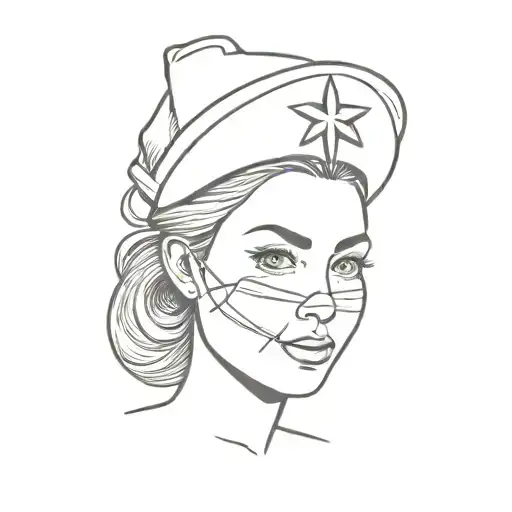 Nurse tattoo design idea