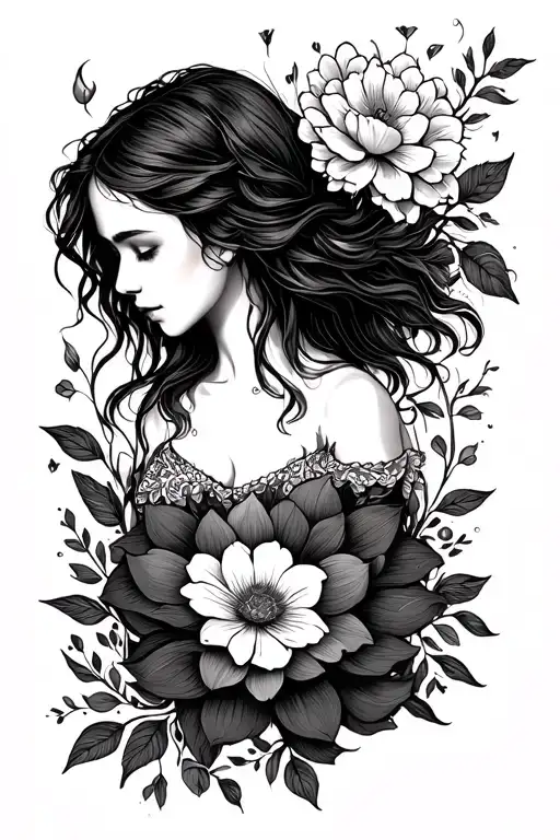 pushing through childhood trauma and becoming a worthy mother tattoo design idea