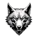 wolf head, viking, Marine corps eagle globe tattoo design idea