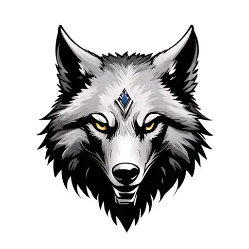 wolf head, viking, Marine corps eagle globe tattoo design idea