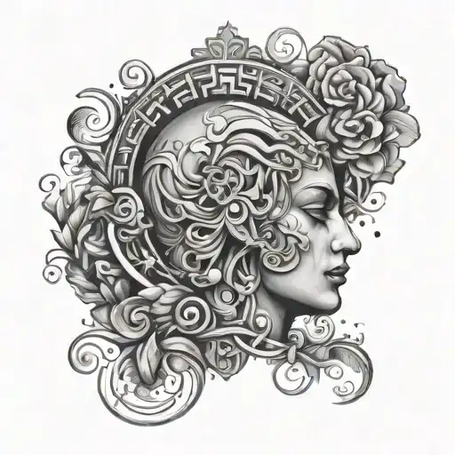 Consciousness tattoo design idea