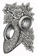 mens wedding ring finger tattoo design idea