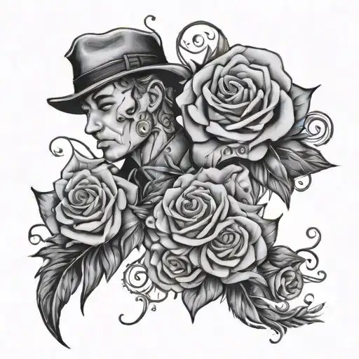 Justin & Krystal Rackley together forever & always tattoo design idea