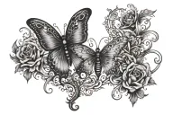 i give it all to you god trusting that youll make something beautiful out of me graphics around it   tattoo design idea