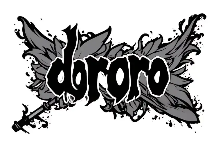 "dororo" Anime character tattoo design idea