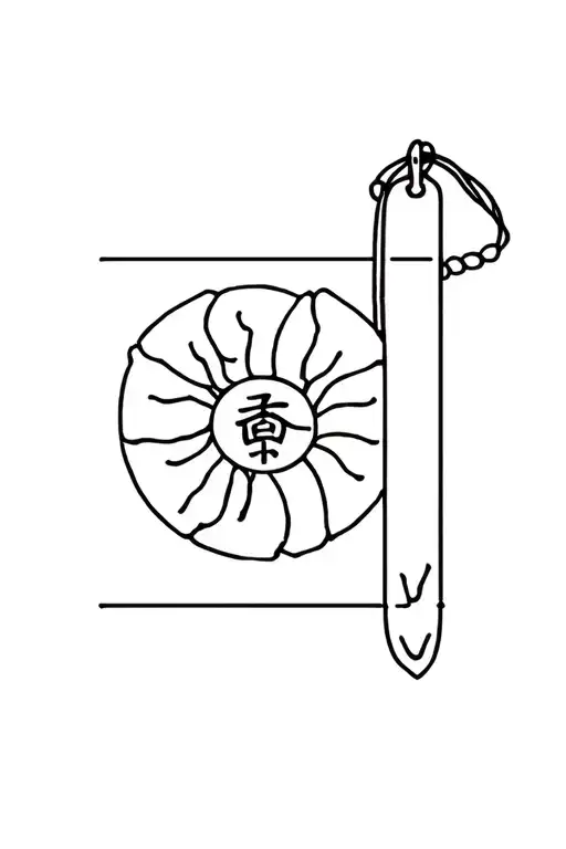 omamori ofuda protection talisman tattoo design idea