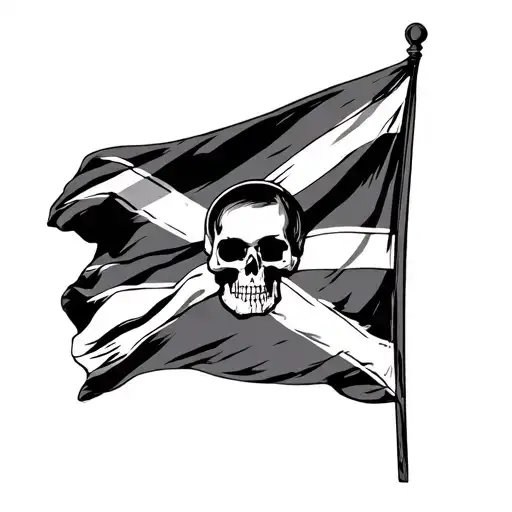 rebel flag tattoo design idea