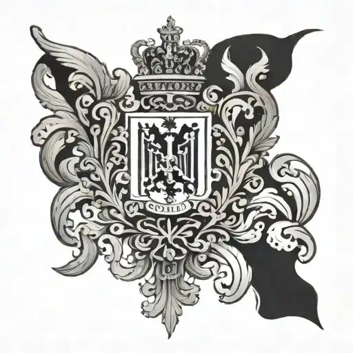 Romania sleeve: Flag tattoo design idea