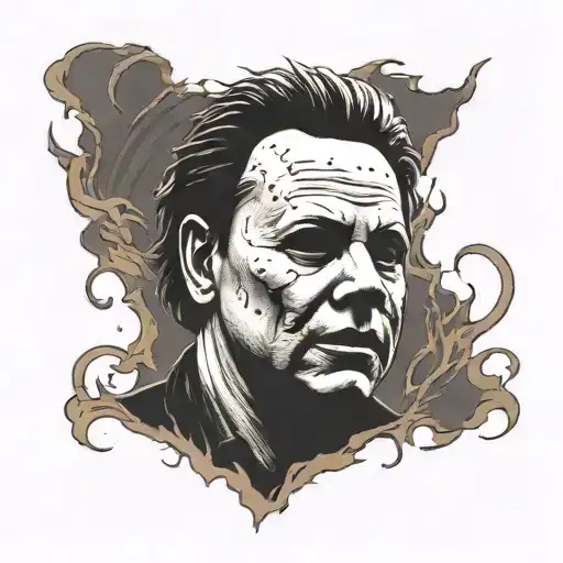 michael myers tattoo design idea