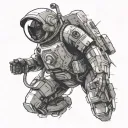 interstellar themed tattoo tattoo design idea