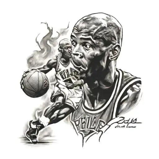 michael jordan tattoo design idea