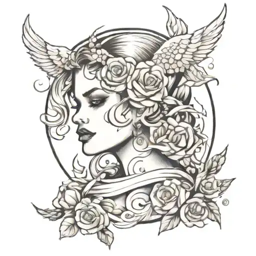 don't let emotions get in the way of your goals tattoo design idea