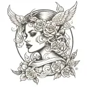 don't let emotions get in the way of your goals tattoo design idea