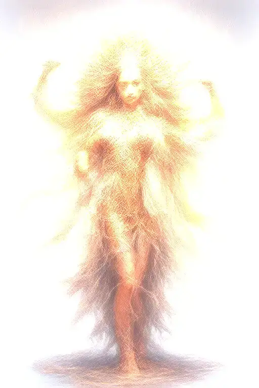 goddess wisdom full body with whip tattoo design idea