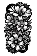 Puerto Rican Taino Flower Tattoo forearm sleeve tattoo tattoo design idea