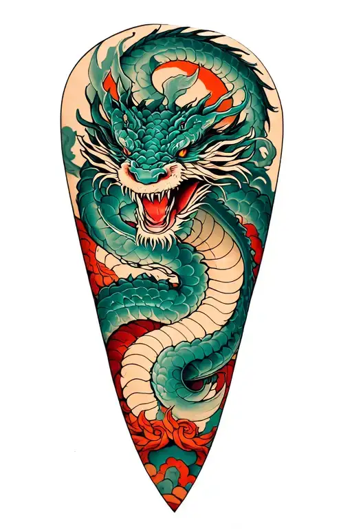 Jormungandr tattoo design idea
