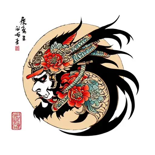 brotherhood warrior tattoo design idea