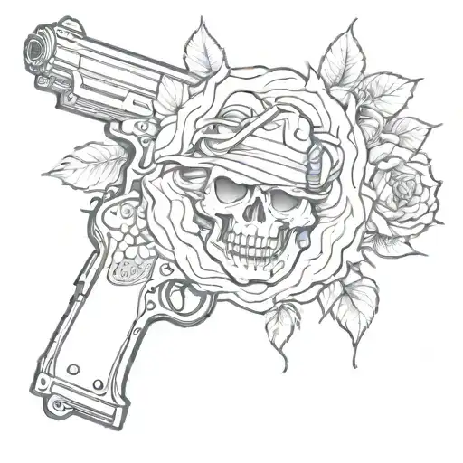 guns n roses tattoo design idea