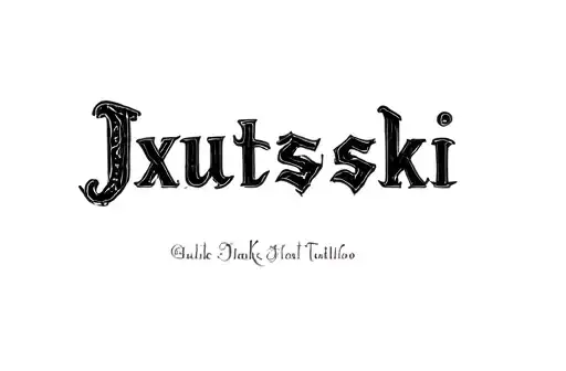 "Jxutski" tattoo design idea
