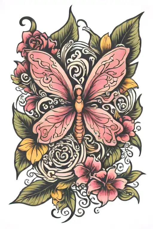lilly's, breast cancer sign, tattoo design idea